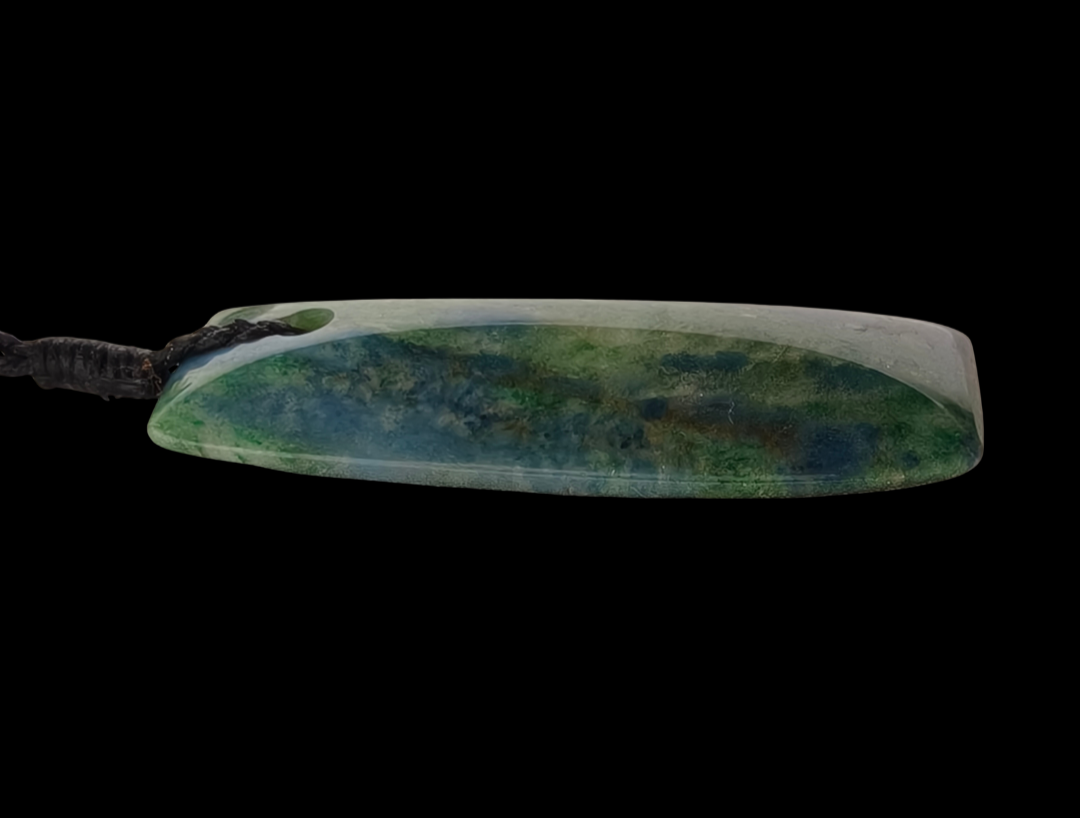 NZ Aotea Stone - Raised Toki - 53mm #A302 Secondary image