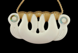 Pekapeka (Bat) Bone Carving - 42mm - NZ Made by Alex Sands