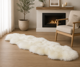 Double Ivory Sheepskin Rug - NZ Made