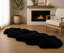 Double Sheepskin Rug - Black - NZ Made