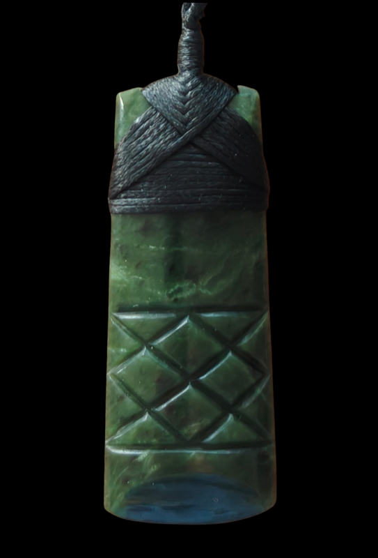 NZ Greenstone Toki Harakeke 62mm #203-B*