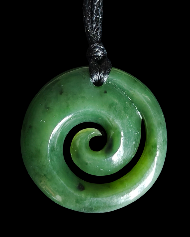 NZ Greenstone Closed Koru 29mm #10*
