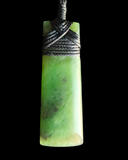 NZ Greenstone Toki Carving - 48mm - #39  - By Tony