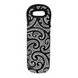 A wine cooler bag featuring a black and white Polynesian tribal pattern with 'NEW ZEALAND' text printed on it, shown against a plain white background.