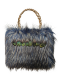 NZ Made Fur Bags - Blue