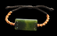 NZ Pounamu Greenstone Cord Bracelet #07L