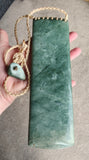 NZ Pounamu Toki Super Large Statement Piece! 214mm - By Phil Priest
