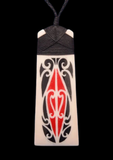 Tribal Toki Bone Carving Pendant