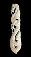 Super Large Manaia Bone Carving - 224mm - Carved by Joseph, NZ - #51
