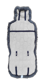 Back of sheepskin car seat cover 