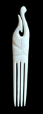 Heru Hook Bone Carving - Comb Hair Piece