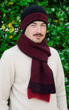 Lothlorian Possum & Merino Unisex Beanie and/or Scarf Morse - Red