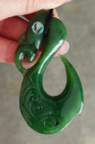 NZ Greenstone Manaia Pendant 70mm