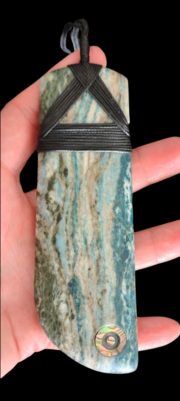 NZ Aotea Stone Drop - 123mm - By Dylan #DG108