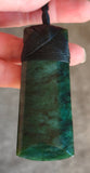 NZ Greenstone Large Toki Pendant - 79mm #90