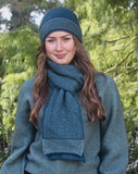 Lothlorian Possum & Merino Unisex Beanie and/or Scarf Morse - Sage
