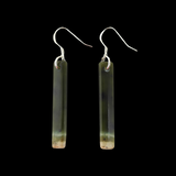 NZ Greenstone Earrings 40mm #AS120