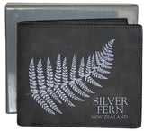 NZ Fern Black Wallet - #267