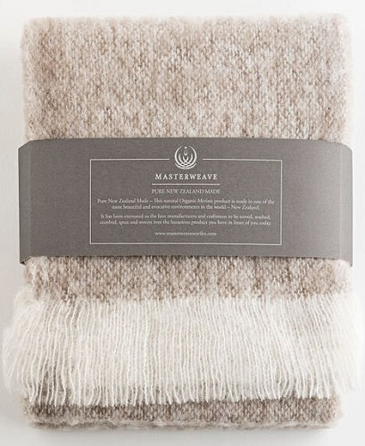 Organic Merino Scarf - Tussock Main image