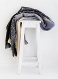 Windermere Mohair Blanket Designer Throw - Arctic