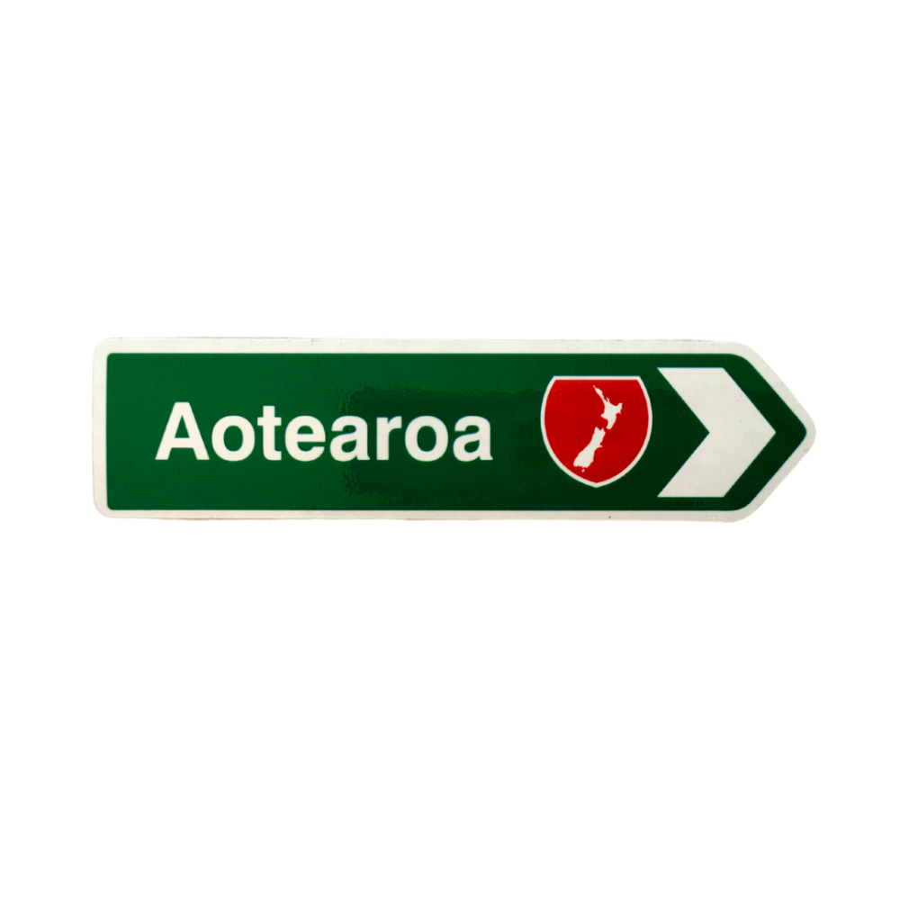 Road Sign Magnet - Aotearoa Map Secondary image