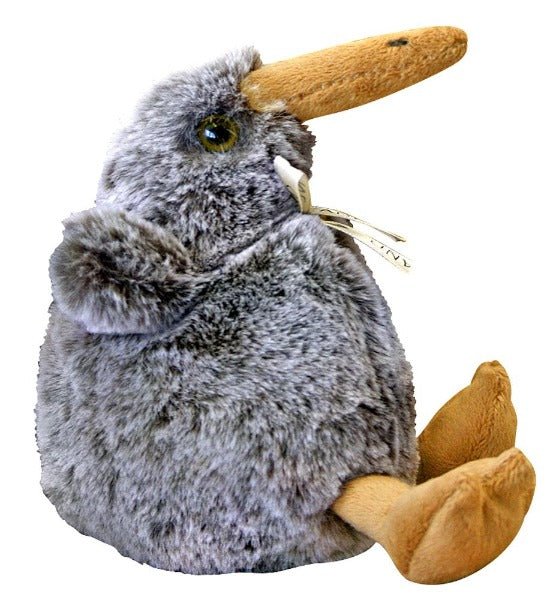 Soft Touch Kiwi Snowy Brown - 17cm Tall