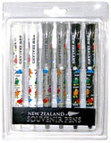 6 Pack Emotion Kiwi Pen Set