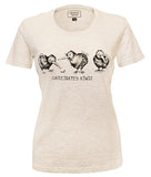 Ladies Fitted Caffeinated Kiwi T-Shirt