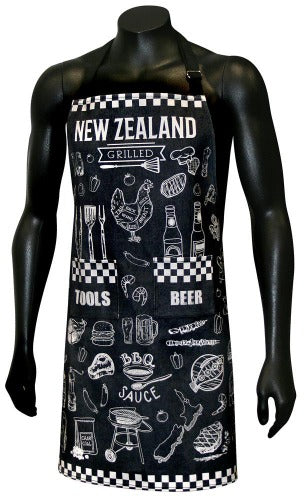NZ BBQ Design Apron Main image