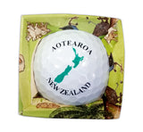 Single Golf Ball - NZ Map