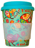 Colourful Kiwis - Bamboo Coffee Cup