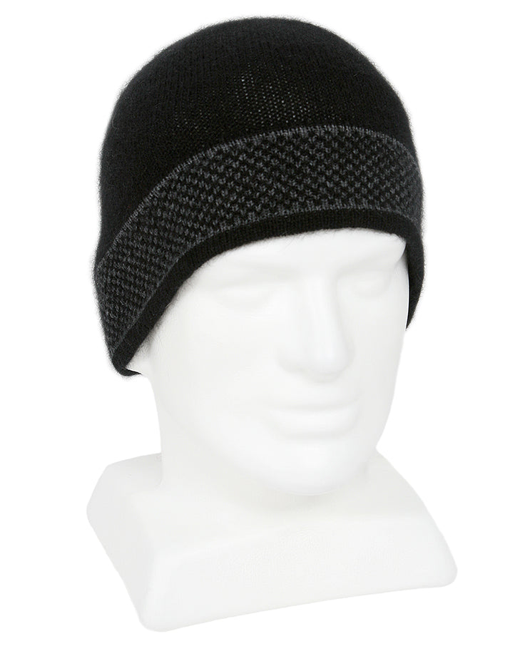 Lothlorian Possum & Merino Unisex Beanie and/or Scarf Morse - Charcoal Secondary image