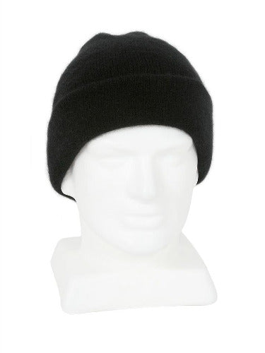 Lothlorian Possum & Merino Unisex Beanie, Black Main image
