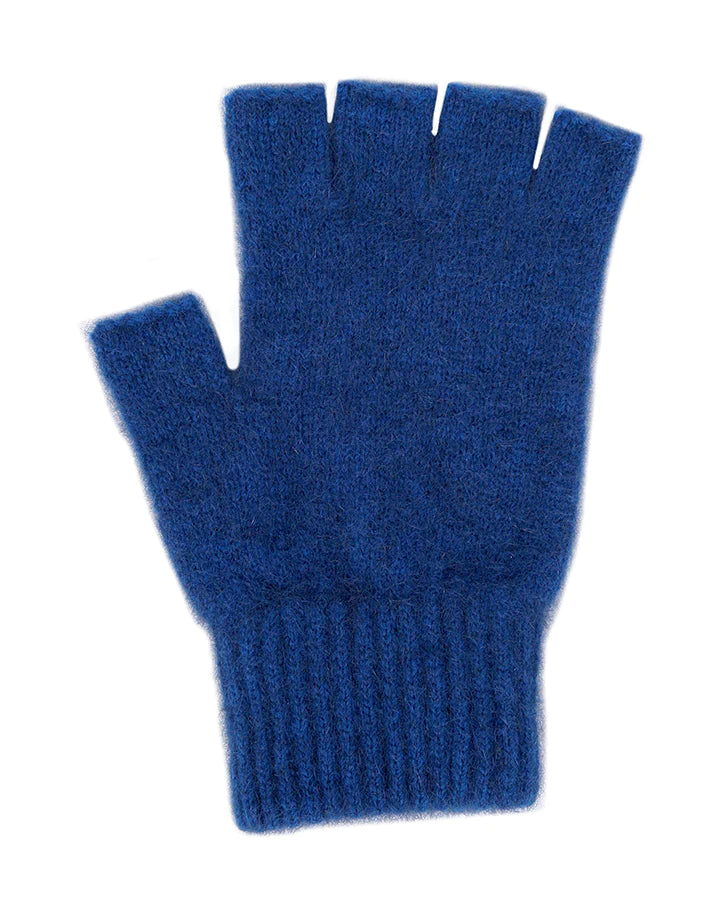 Lothlorian Possum & Merino Unisex Fingerless Gloves, Lagoon Main image