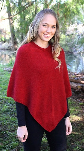 Lothlorian Possum & Merino Poncho Secondary image