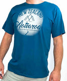 Mens Denim Blue T-Shirt - NZ Aotearoa