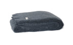 Windermere Mohair Knee Rug - Charcoal