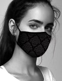 Face Mask Anti-Pollution - 4 layer protection - Damask