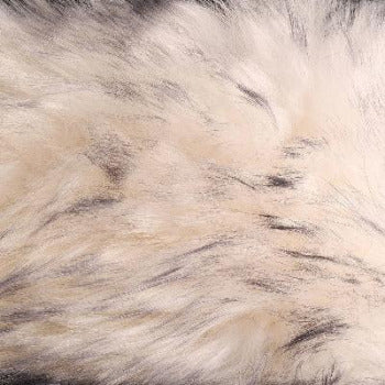 Single Large Sheepskin Rug - White With Black Tip Secondary image