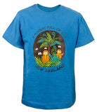 Glowing Forest Blue Kids T-Shirt - Sizes 2-12yr