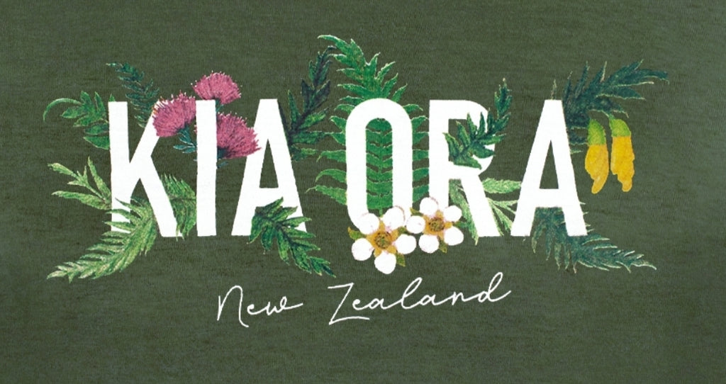 Ladies Fitted 'Kia Ora' T-Shirt