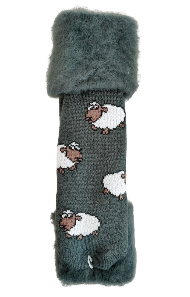 Sheep Comfort Bedsocks - Charcoal Main image
