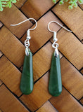 NZ Greenstone Earrings 23mm - ED3