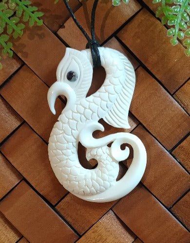 Manaia Bone Carving Pendant