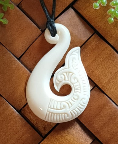 Hook Bone Carving Pendant Main image