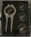 NZ Fern Silver Divot Set