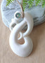 Manaia Bone Carving - 72mm - NZ Made by Alex Sands