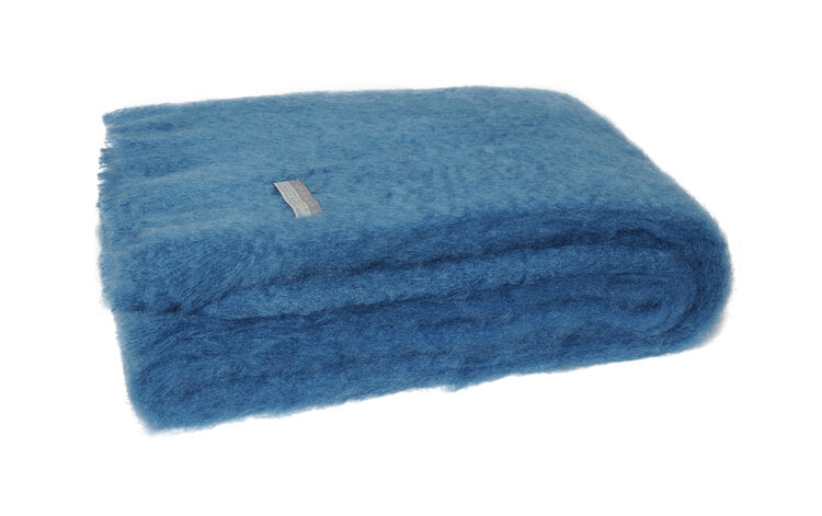 Windermere Mohair Knee Rug - Lake
