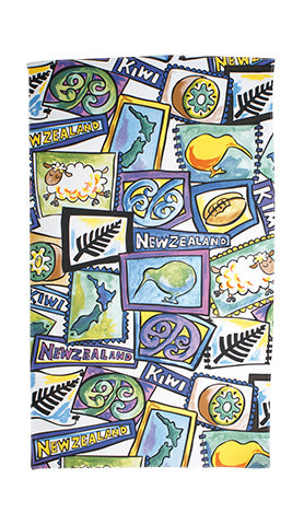 NZ Icons Tea Towel Main image