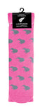 Luxury Long Socks - Kiwi - Pink